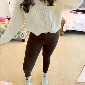 MICHAEL Michael Kors Women's Skinny Jeans in Brown